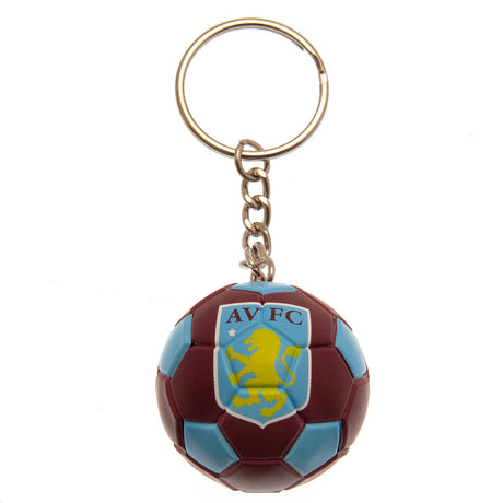 Aston Villa FC Football Keyring: 2 - Keyrings By Aston Villa