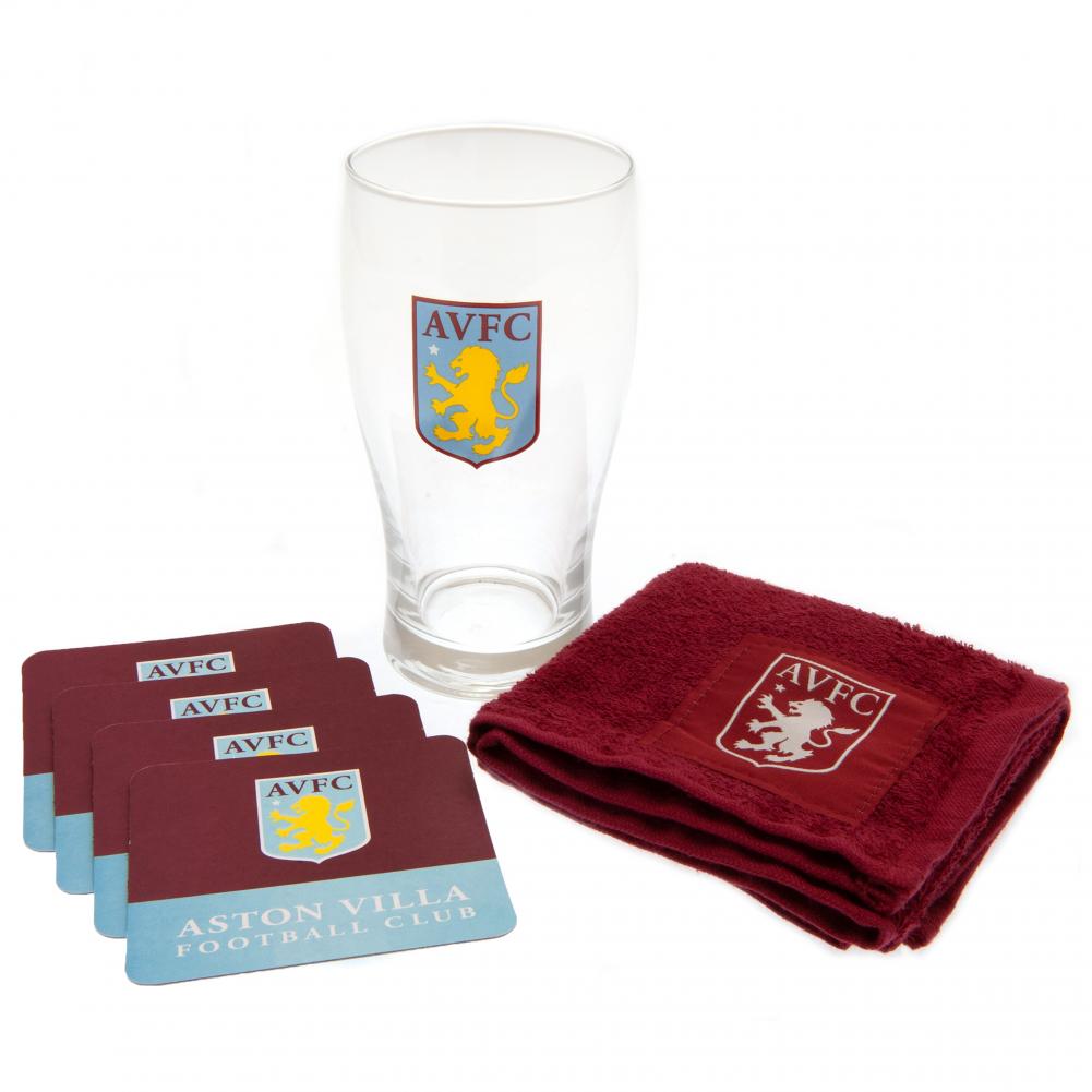Aston Villa FC Mini Bar Set - Shop Barware At Gift Moments - 1