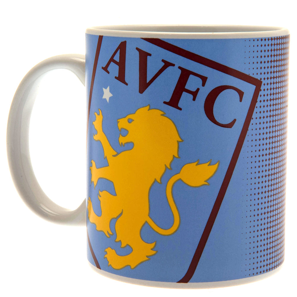 Aston Villa FC Halftone Mug: 1 - Mugs By Aston Villa