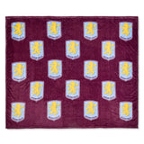 Aston Villa FC Multi Crest Fleece Blanket: 2 Blankets By Aston Villa