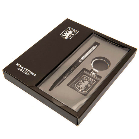 Aston Villa FC Pen & Keyring Set: 4 - Keyrings By Aston Villa