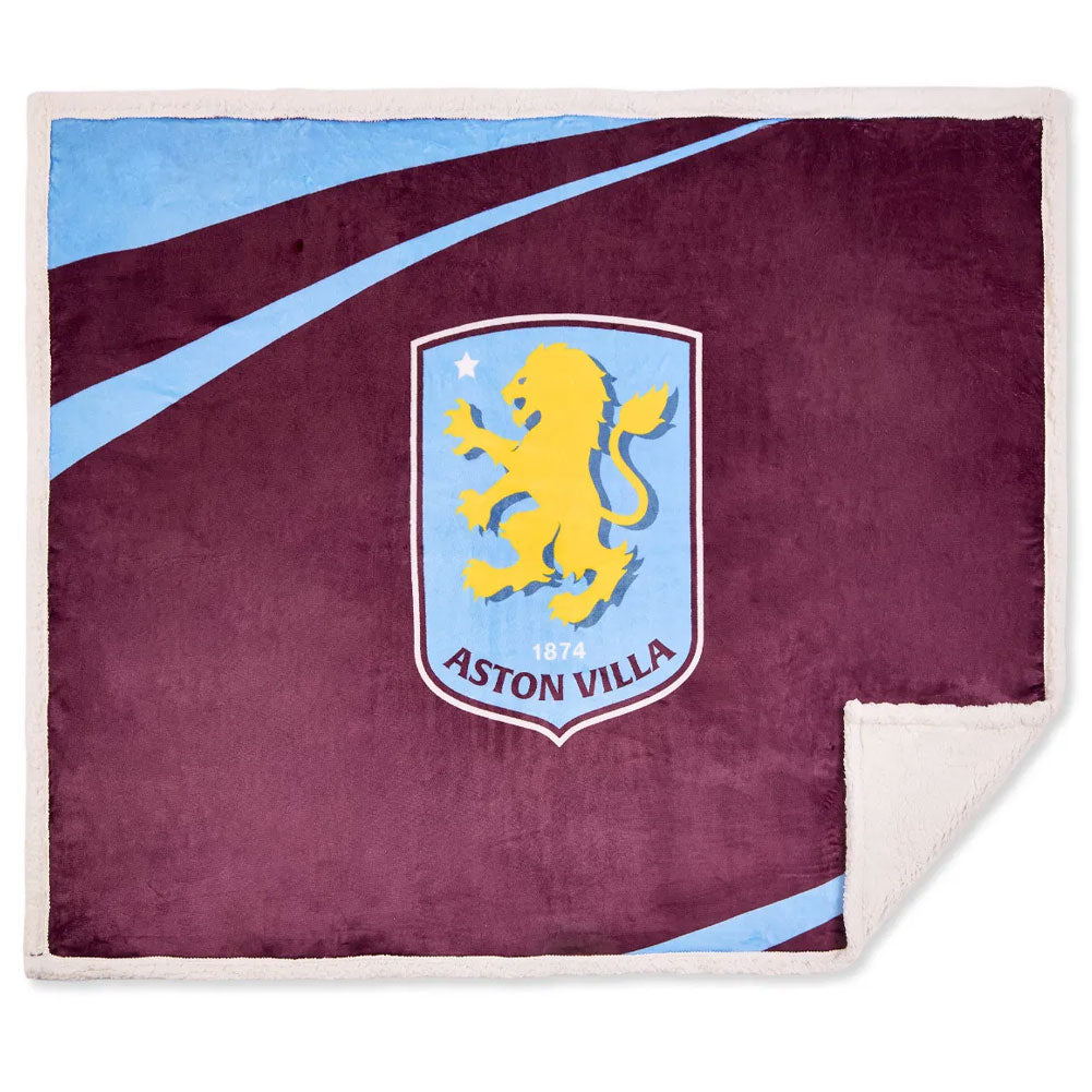 Aston Villa FC Sherpa Fleece Blanket: 3 - Blankets By Aston Villa