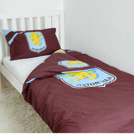 Aston Villa FC Single Duvet Set: 1 Bedroom By Aston Villa