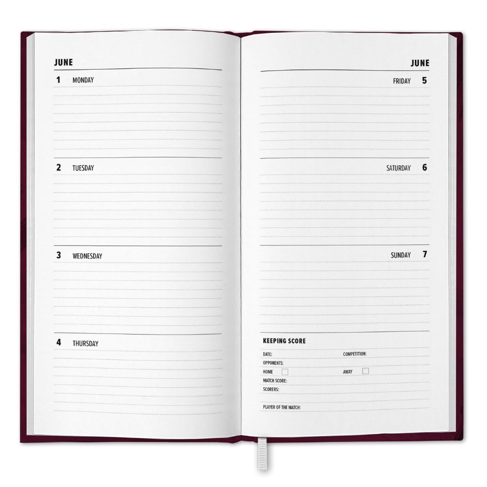 Aston Villa FC Slim Diary 2026: 2 - Diaries By Aston Villa