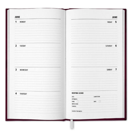 Aston Villa FC Slim Diary 2026: 2 - Diaries By Aston Villa