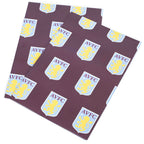 Aston Villa FC Text Gift Wrap - Shop Gift Wrap & Bags At Gift Moments - 2