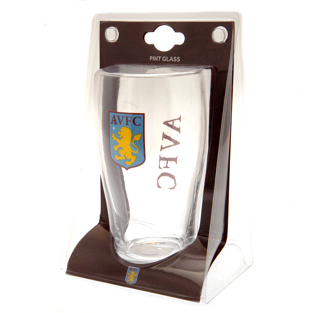 Aston Villa FC Tulip Pint Glass: 1 - Glassware By Aston Villa