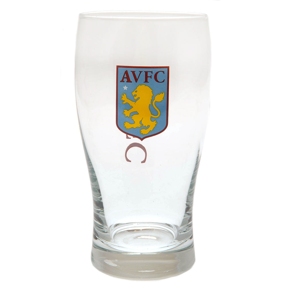 Aston Villa FC Tulip Pint Glass: 2 - Glassware By Aston Villa