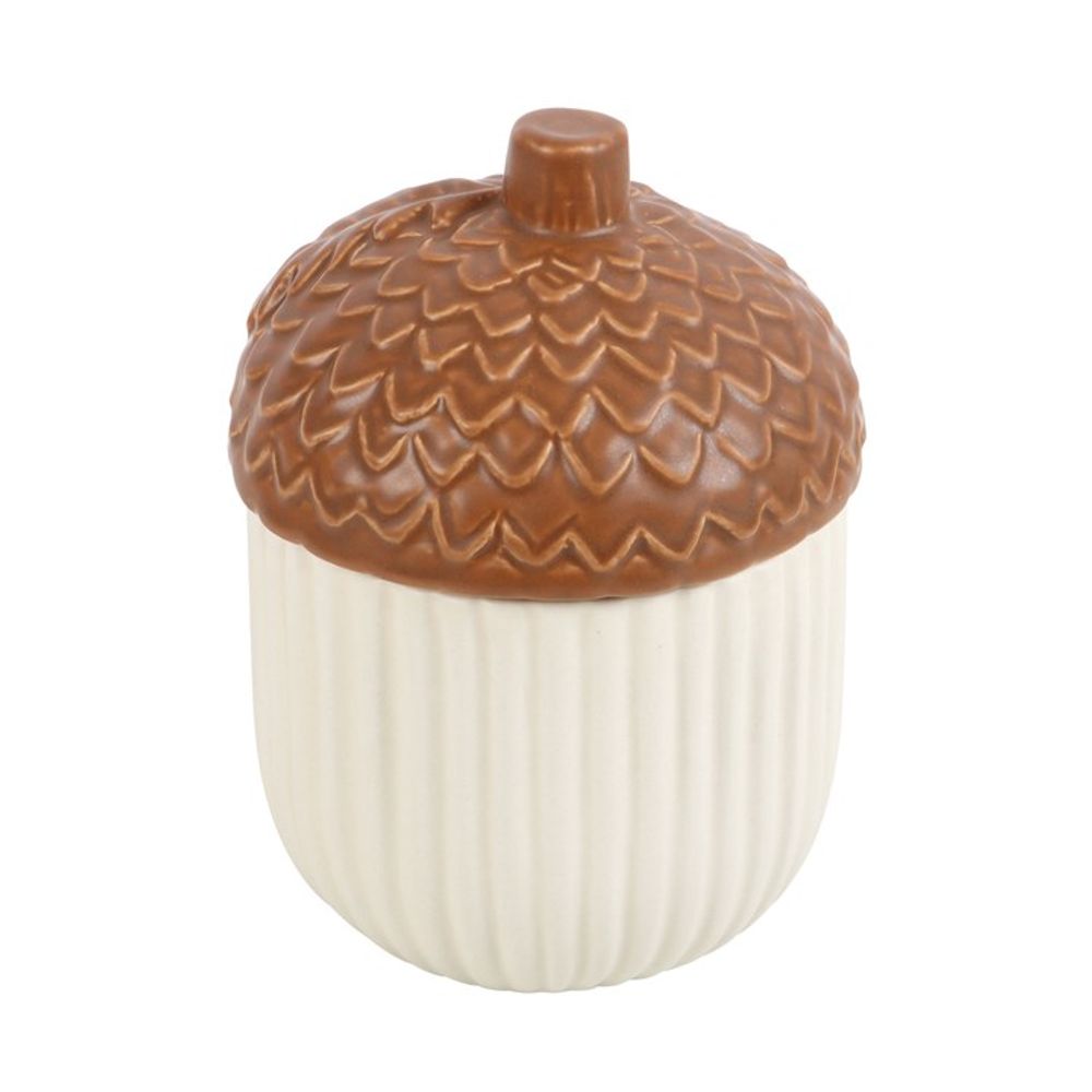 Autumn Acorn Ceramic Storage Jar: 5 - Storage By Gift Moments
