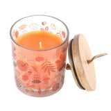Autumn Leaves Cinnamon & Orange Candle: 3 - Candles By Gift Moments