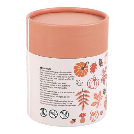 Autumn Leaves Cinnamon & Orange Candle: 6 - Candles By Gift Moments