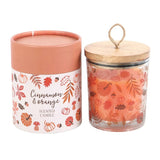 Autumn Leaves Cinnamon & Orange Candle: 2 - Candles By Gift Moments