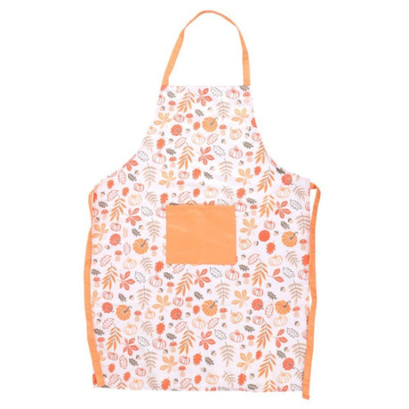 Autumn Leaves and Pumpkins Festive Apron: 2 - Aprons By Gift Moments