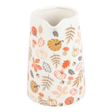 Autumn Leaves and Pumpkins Ceramic Flower Jug: 5 - Pots & Planters By Gift Moments