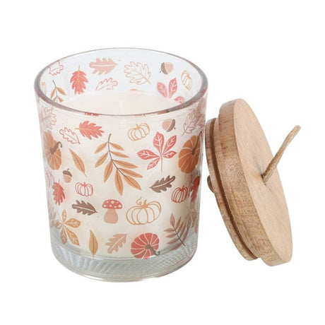 Autumn Leaves Warm Vanilla Candle: 3 - Candles By Gift Moments