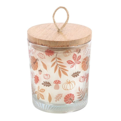 Autumn Leaves Warm Vanilla Candle: 4 - Candles By Gift Moments