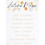 Autumn Magic Metal Hanging Sign: 3 - Signs & Plaques By Gift Moments