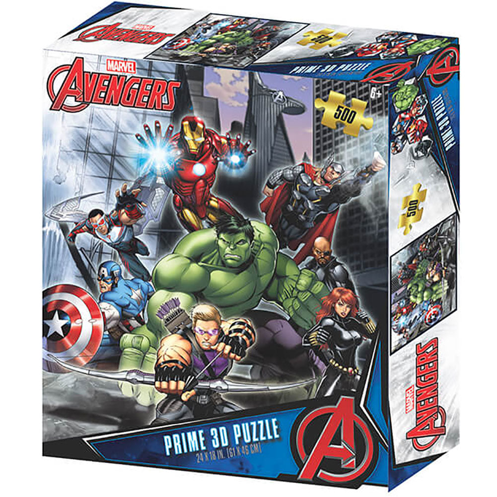 Avengers 3D Image Puzzle 500pc: 2 - Puzzles & Games By Avengers