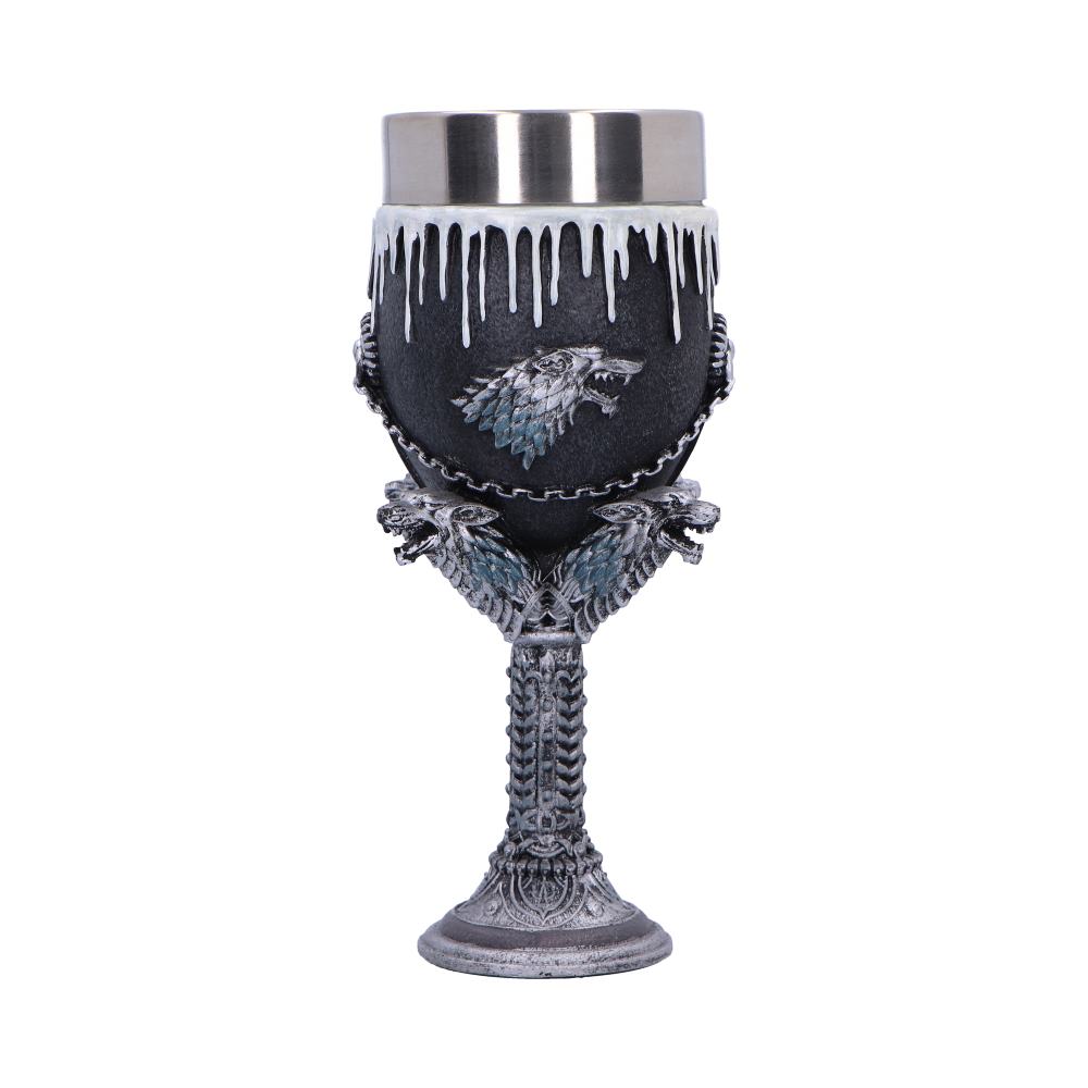 Game of Thrones House Stark Goblet Wine Glass 17.5cm