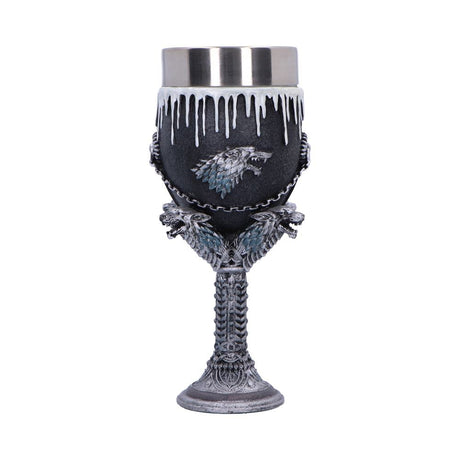 Game of Thrones House Stark Goblet Wine Glass 17.5cm - Shop Goblets & Chalices At Gift Moments - 4