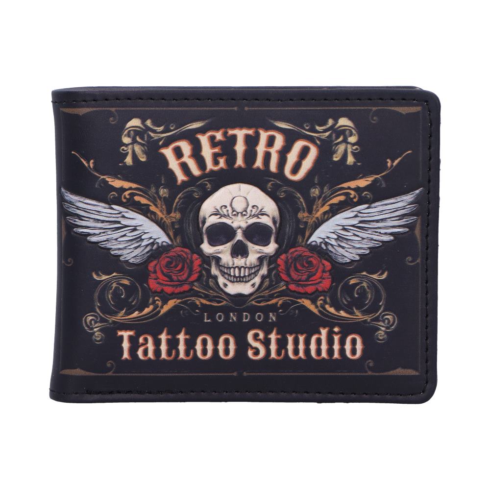 Retro Tattoo Studio Embossed Wallet 9.5cm