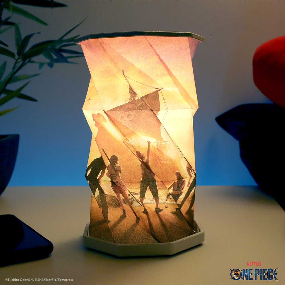 One Piece Straw Hat Crew Foldable Lamp Rechargeable USB Powered