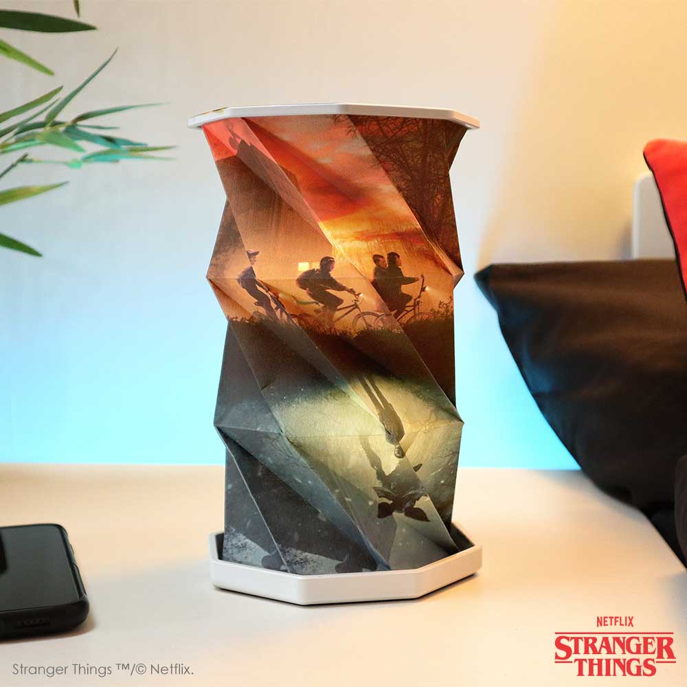 Stranger Things The Upside Down Foldable Lamp Rechargeable USB Powered - Shop LED Lighting At Gift Moments - 1