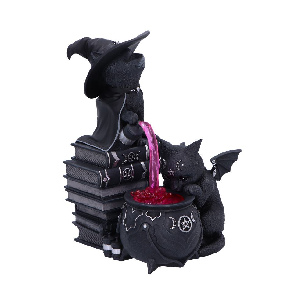 Cult Cuties Malpuss and Purrah Curious Cauldron 18.5cm - Shop Figurines Medium (15-29cm) At Gift Moments - 2