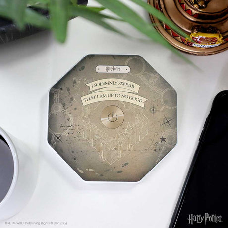 Harry Potter Marauders Map Foldable Lamp Rechargeable USB Powered - Shop LED Lighting At Gift Moments - 2