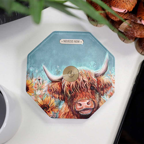Highland Cow Foldable Lamp Rechargeable USB Powered - Shop LED Lighting At Gift Moments - 3