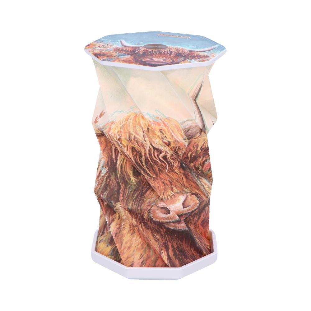 Highland Cow Foldable Lamp Rechargeable USB Powered - Shop LED Lighting At Gift Moments - 2