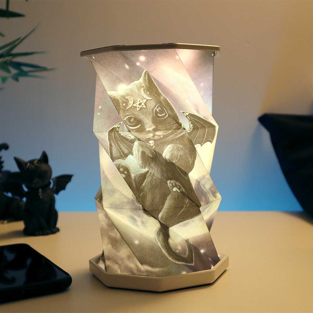 Cult Cuties Malpuss Foldable Lamp - Shop LED Lighting At Gift Moments - 1