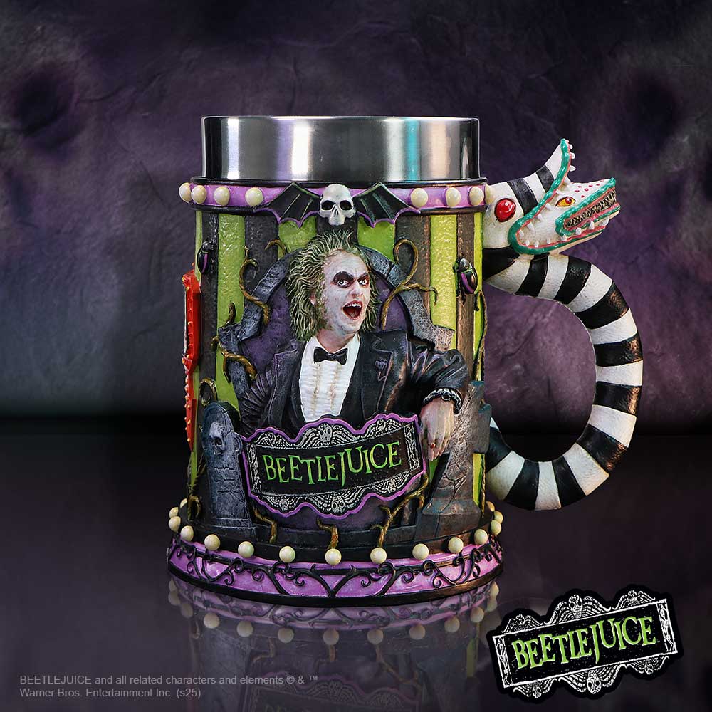 Beetlejuice Tankard 15.5cm - Shop Tankards At Gift Moments - 1