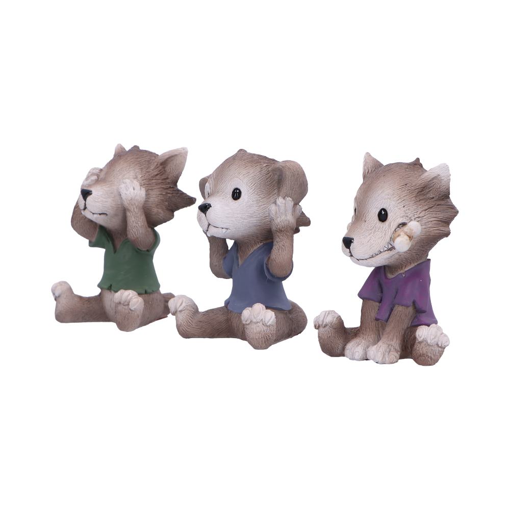 Three Wise Werewolf Collectible Figurines 7.5cm - Shop Figurines Small (Under 15cm) At Gift Moments - 3