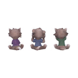 Three Wise Werewolf Collectible Figurines 7.5cm