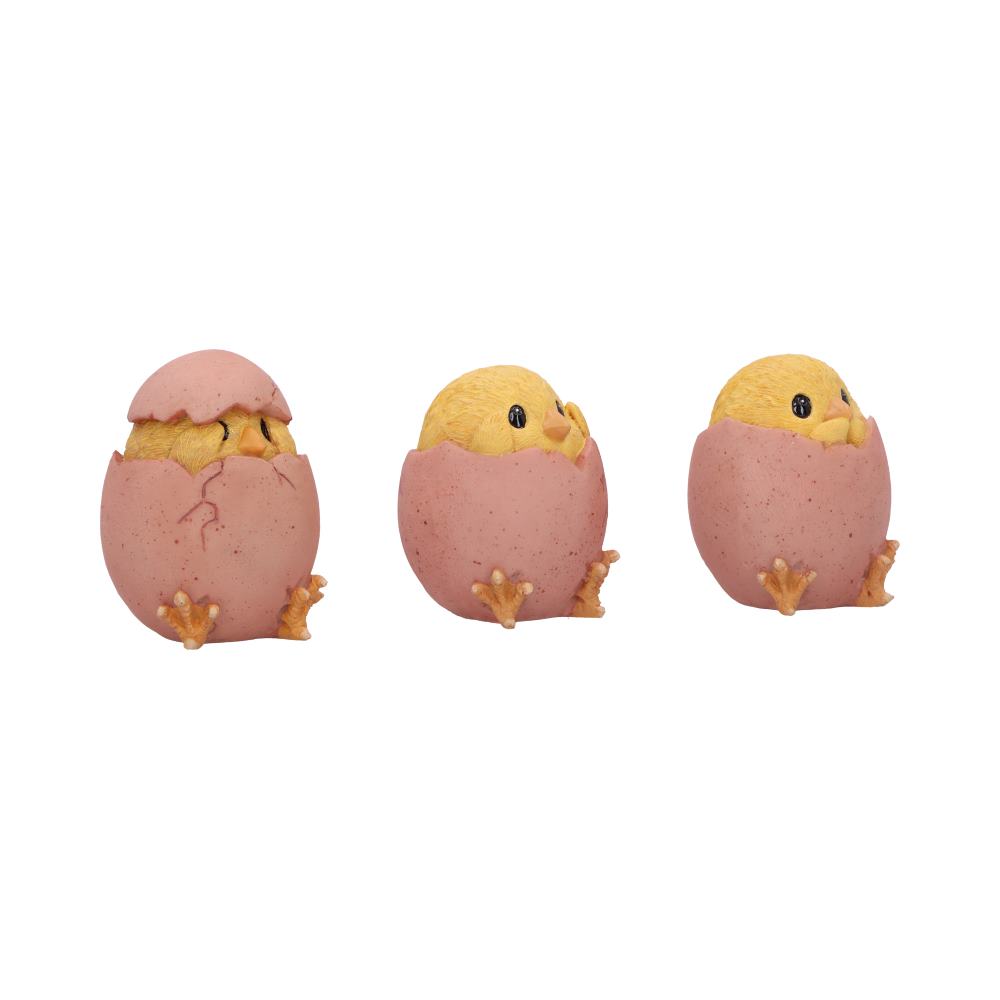 Three Wise Chicks Collectible Figurines 6.7cm - Shop Figurines Small (Under 15cm) At Gift Moments - 3