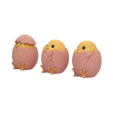 Three Wise Chicks Collectible Figurines 6.7cm
