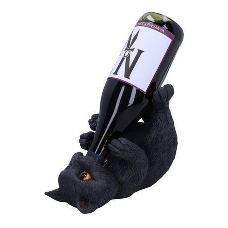 Black Cat Guzzler Wine Bottle Holder 18cm - Shop Guzzlers & Wine Bottle Holders At Gift Moments - 2