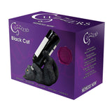 Black Cat Guzzler Wine Bottle Holder 18cm