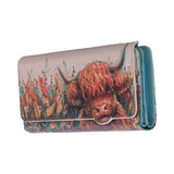 Highland Cow Embossed Purse 10cm