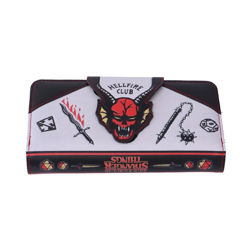 Stranger Things Hellfire Club Embossed Purse 10.5cm - Shop Bags & Purses At Gift Moments - 5