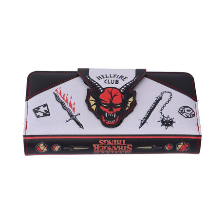 Stranger Things Hellfire Club Embossed Purse 10.5cm - Shop Bags & Purses At Gift Moments - 5