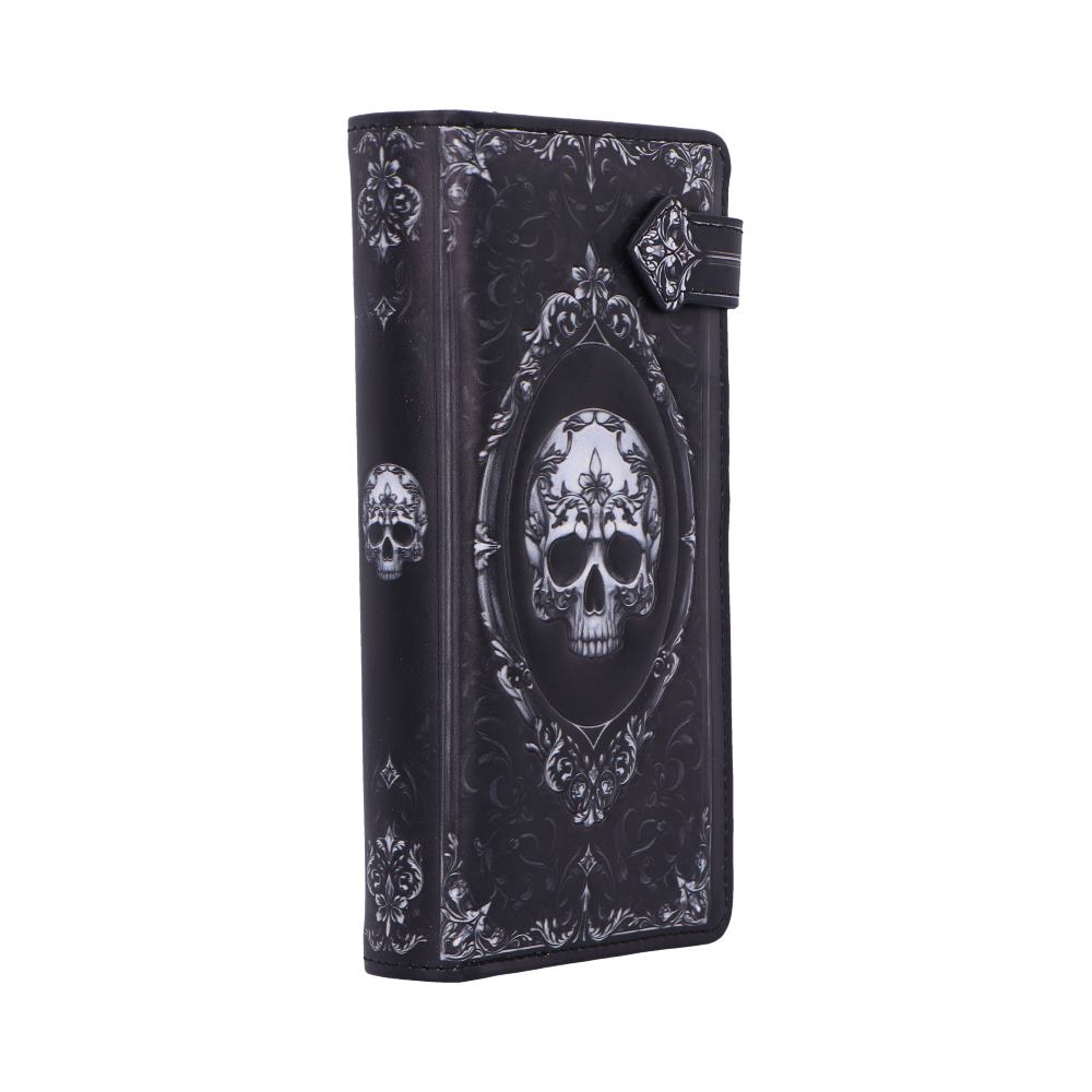 Baroque Skull Embossed Purse 18.5cm