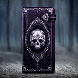 Baroque Skull Embossed Purse 18.5cm