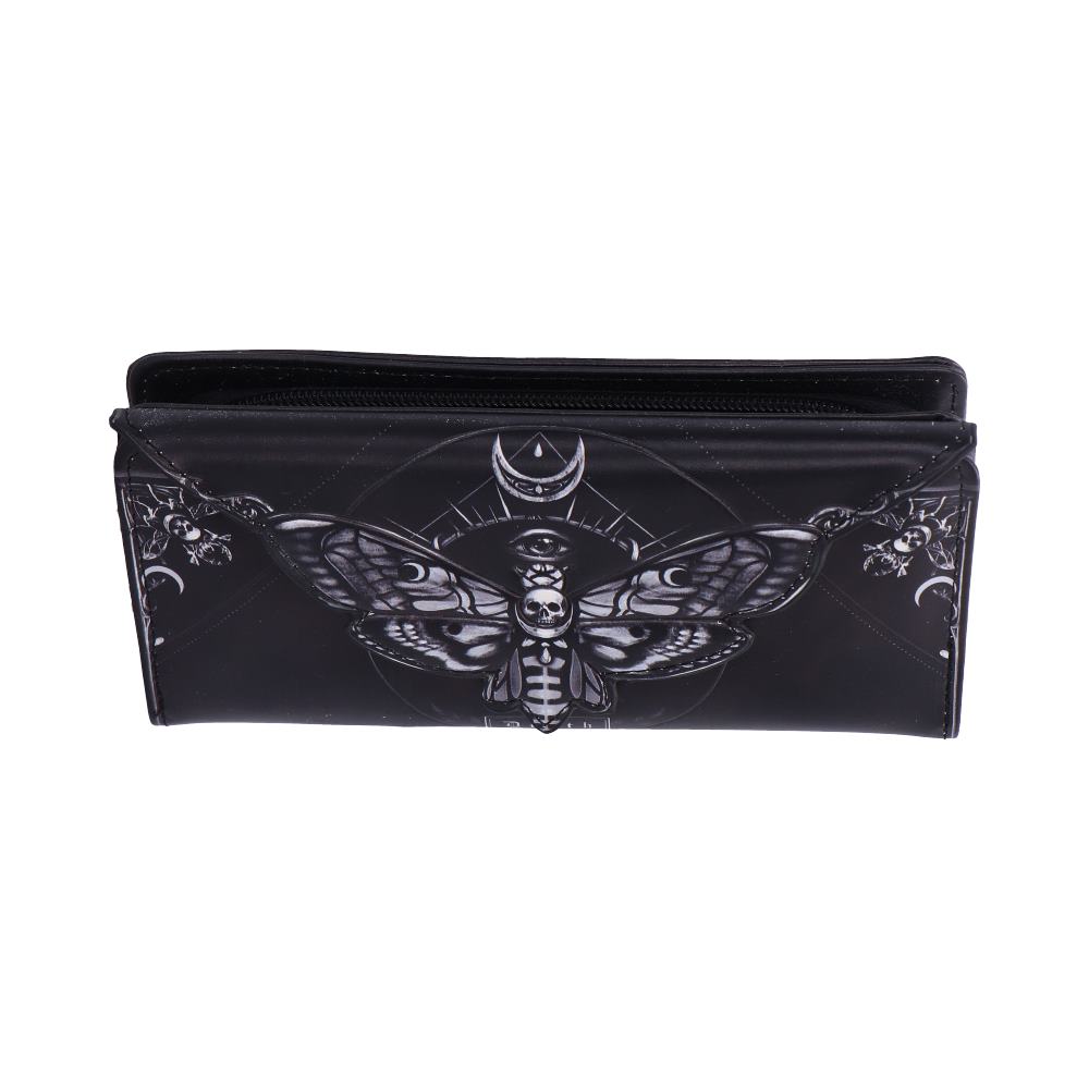 Deaths Head Moth Embossed Purse 9.5cm