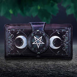Triple Moon Embossed Purse 9.5cm