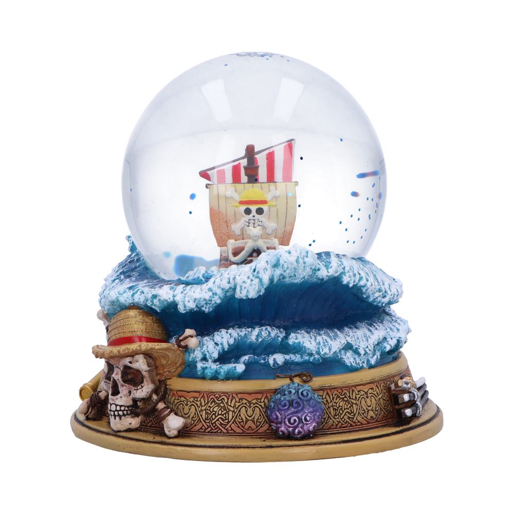 One Piece Going Merry Snow Globe 14cm - Shop Snow Globes At Gift Moments - 3
