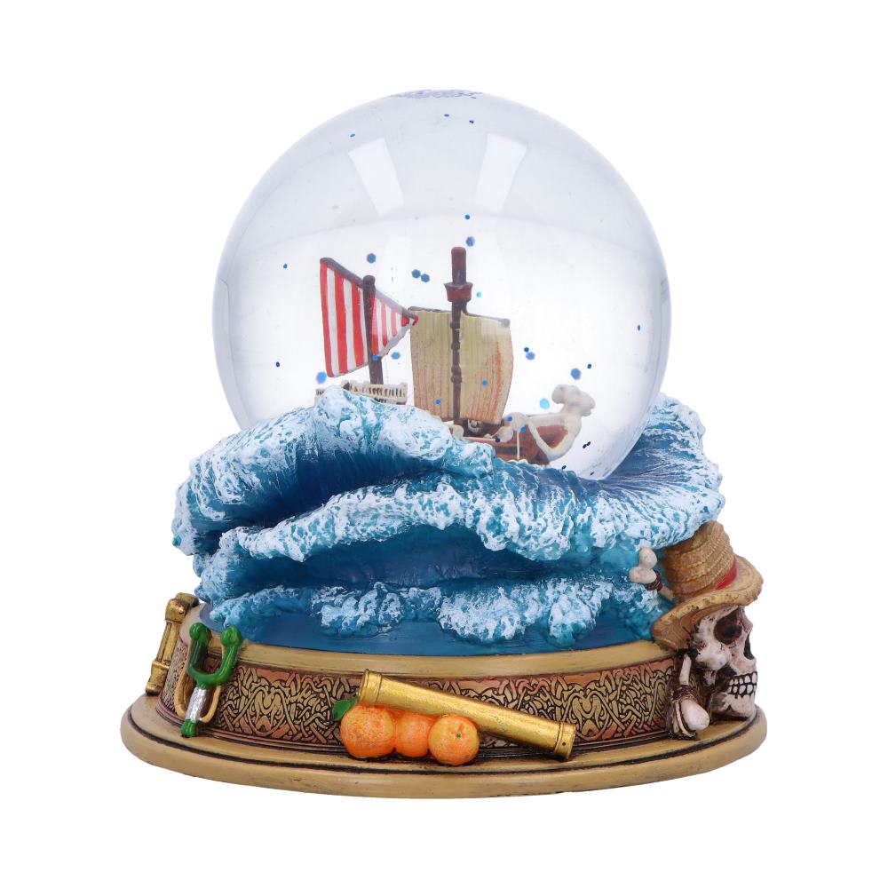One Piece Going Merry Snow Globe 14cm - Shop Snow Globes At Gift Moments - 5