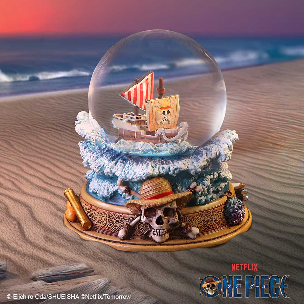 One Piece Going Merry Snow Globe 14cm - Shop Snow Globes At Gift Moments - 1
