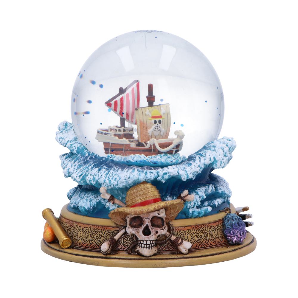 One Piece Going Merry Snow Globe 14cm - Shop Snow Globes At Gift Moments - 2